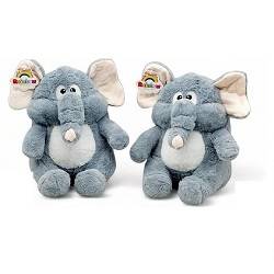 عروسک فیل نشسته 30سانت